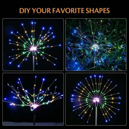 🔥Last Day Promotion 70% OFF🔥 - 🎁Waterproof Solar Garden Fireworks Lamp