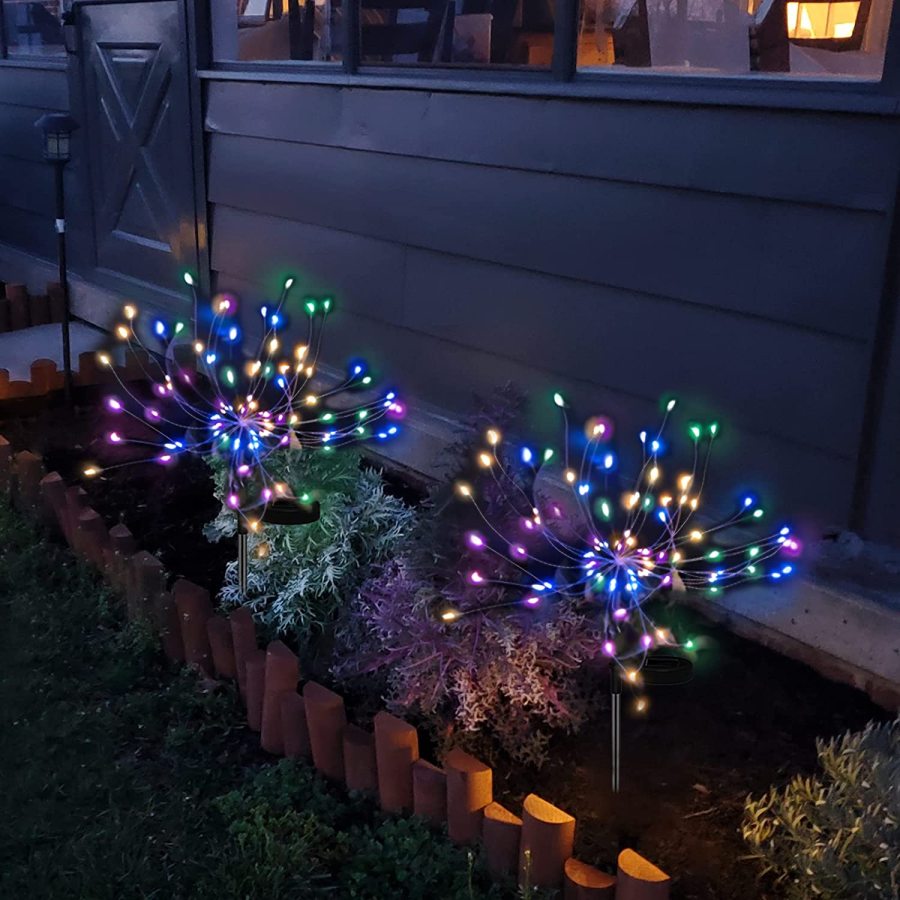 🔥Last Day Promotion 70% OFF🔥 - 🎁Waterproof Solar Garden Fireworks Lamp
